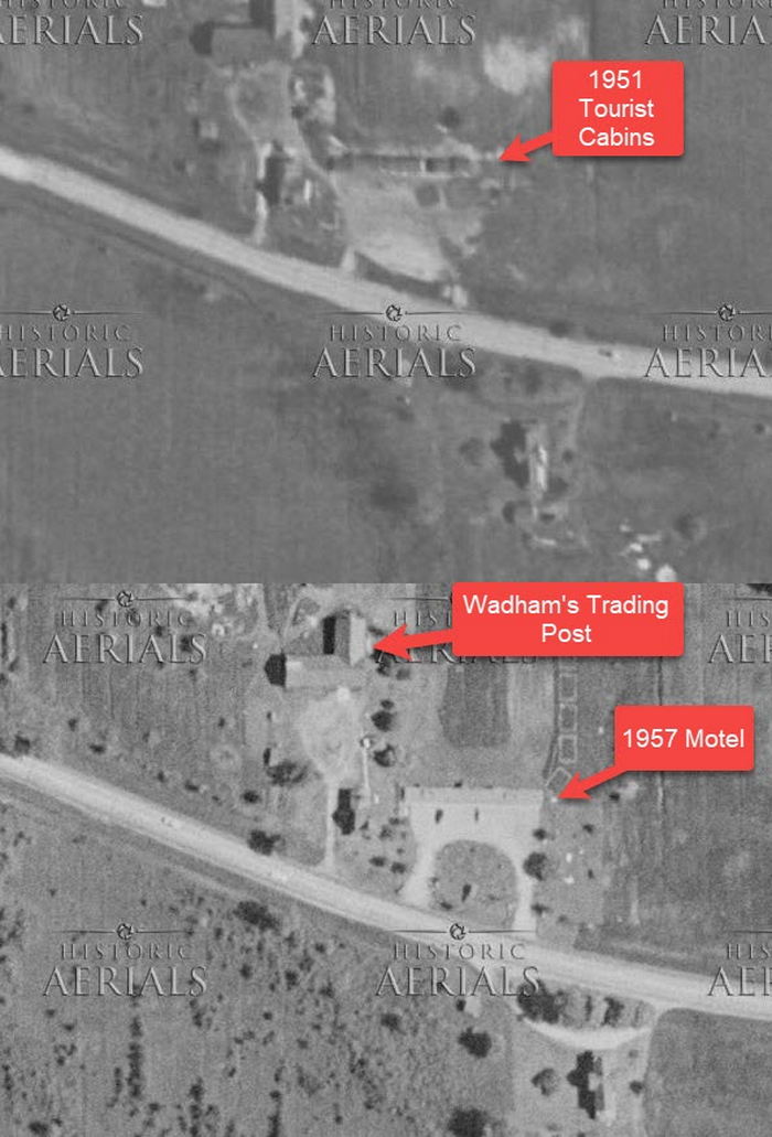 Siesta Motel - 1951 Vs 1957 Comparison (newer photo)